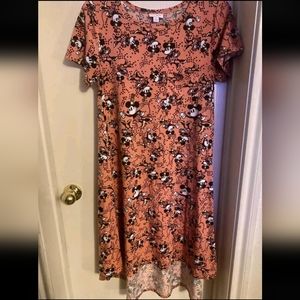 LuLaRoe Carly Dress Disney Minnie Mouse Hi-Lo EUC SM